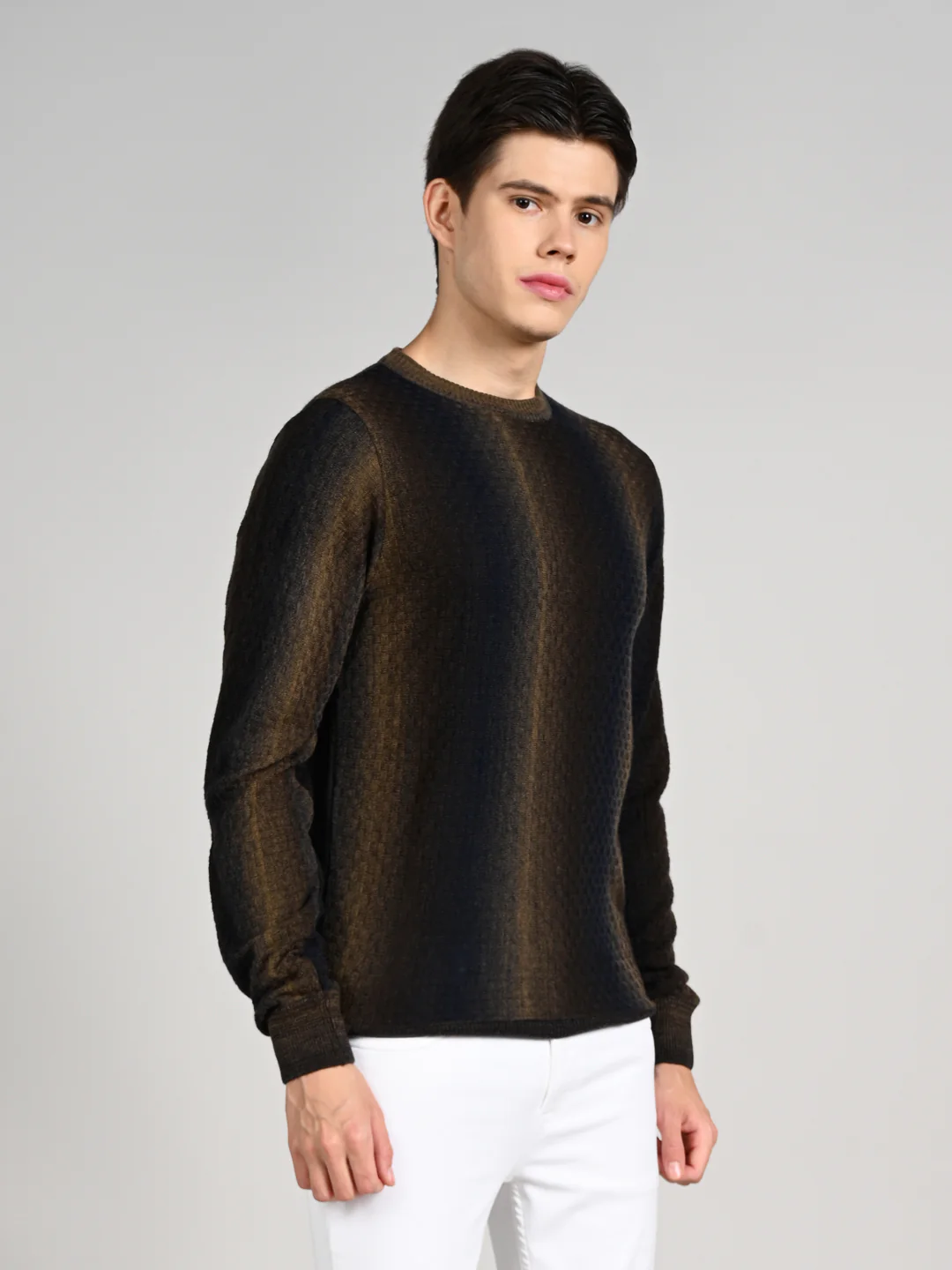 Killer Men Round Neck Navy Sweaters - Image 5