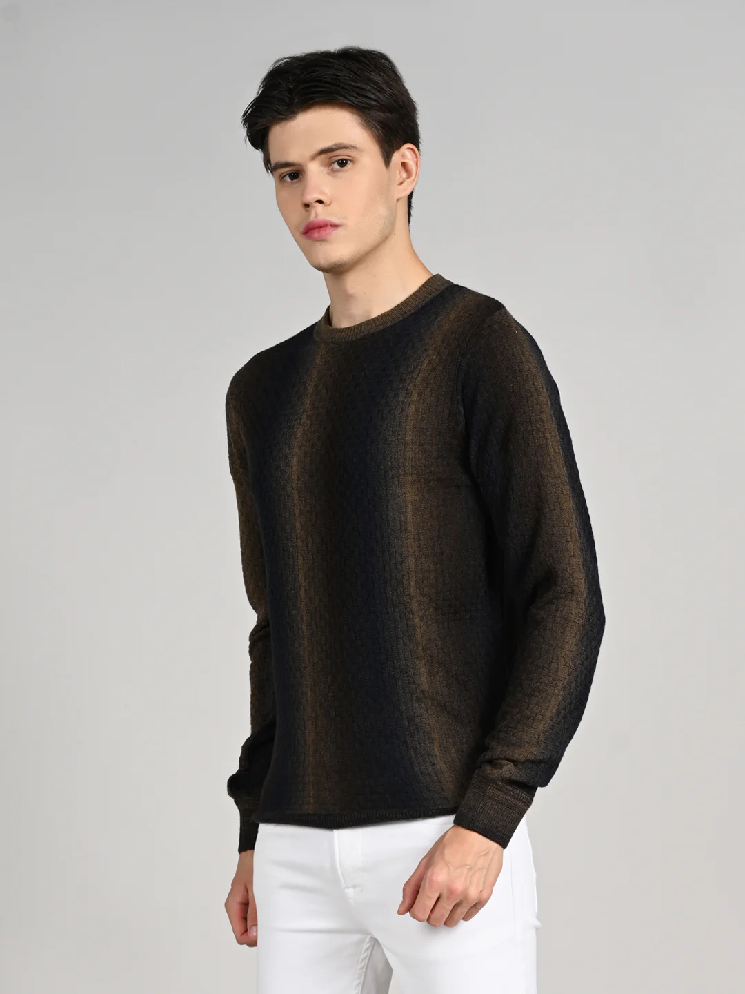Killer Men Round Neck Navy Sweaters - Image 6