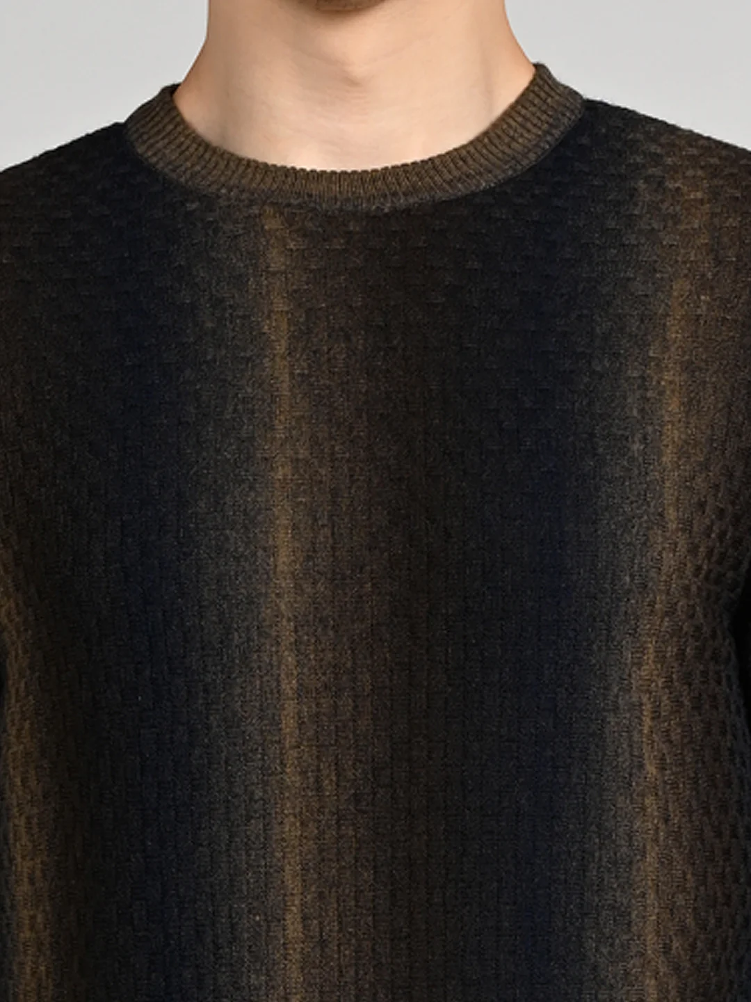 Killer Men Round Neck Navy Sweaters - Image 8