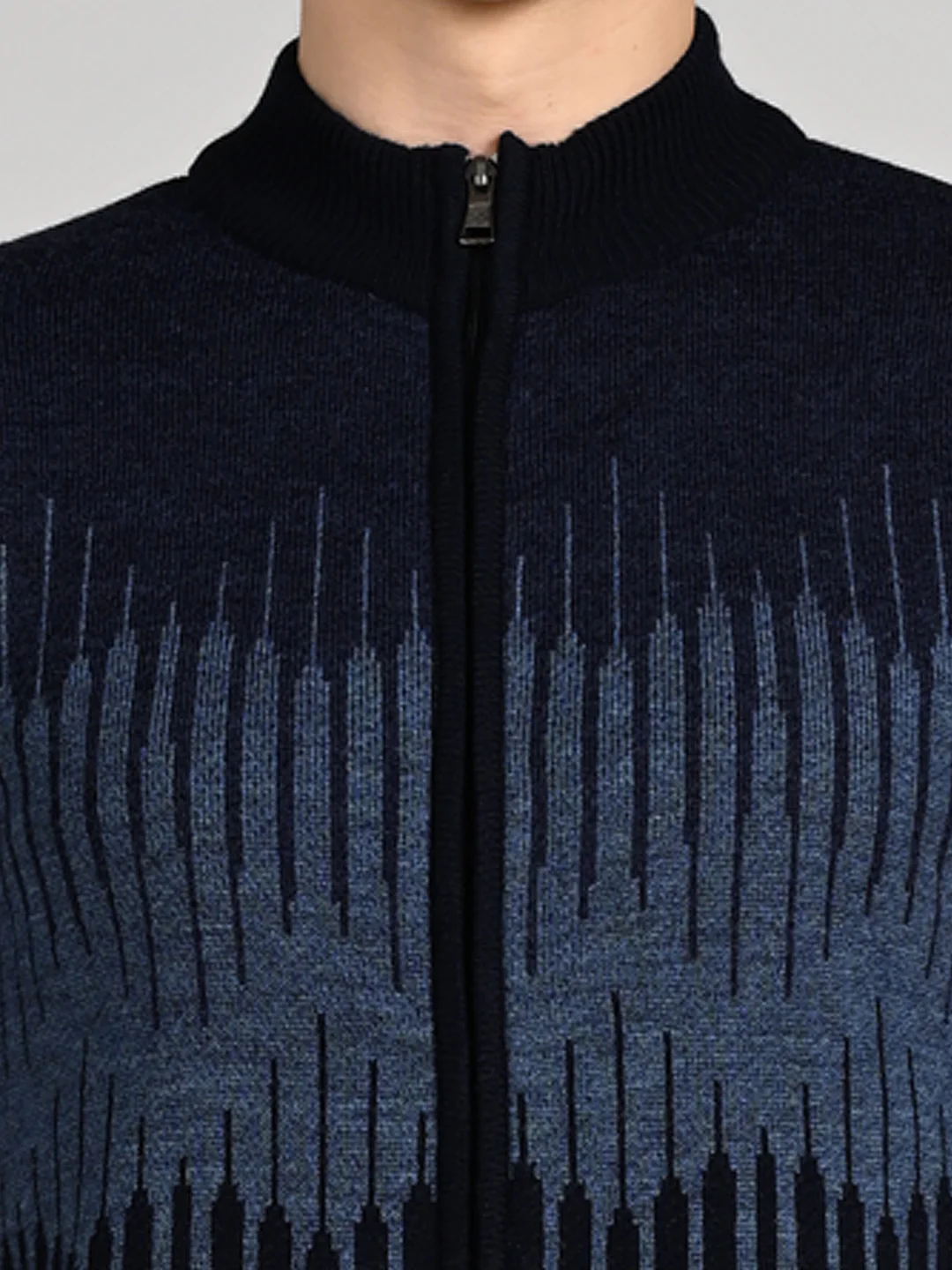 Killer Men Round Neck Navy Sweaters - Image 8