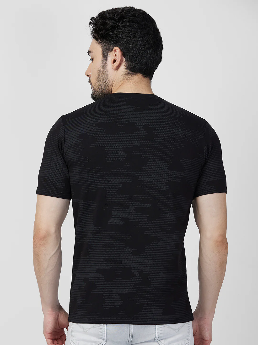 Killer Men Black Printed Slim Fit T-Shirts - Image 5