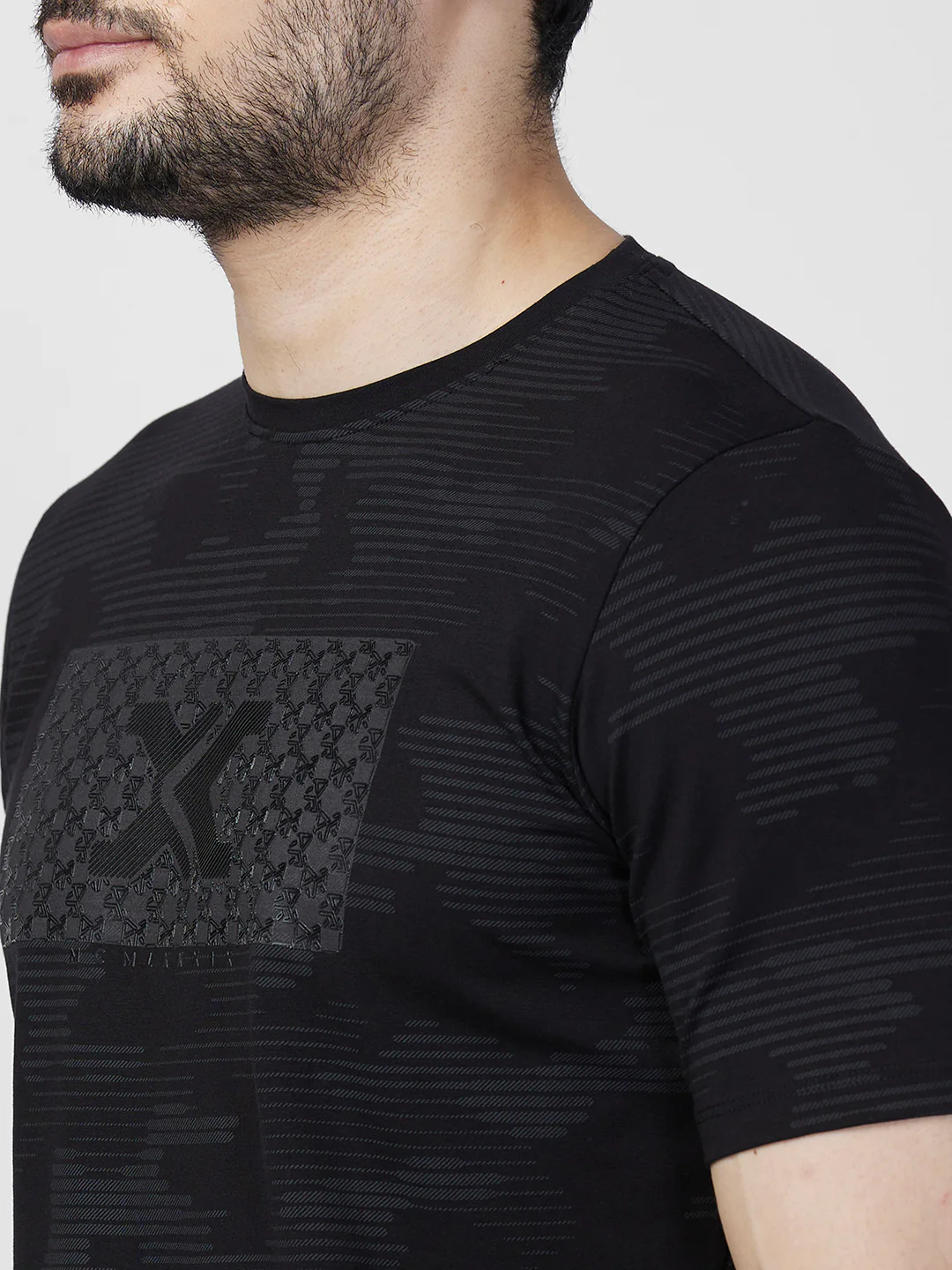 Killer Men Black Printed Slim Fit T-Shirts - Image 7