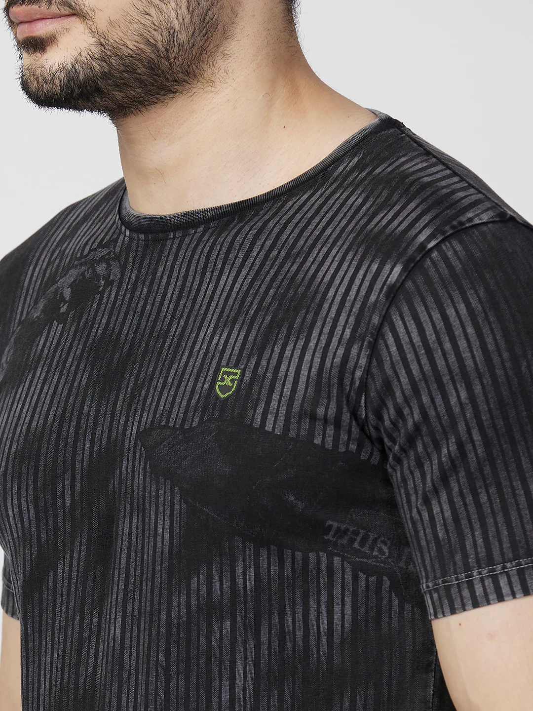 Killer Men Black Printed Slim Fit T-Shirts - Image 7