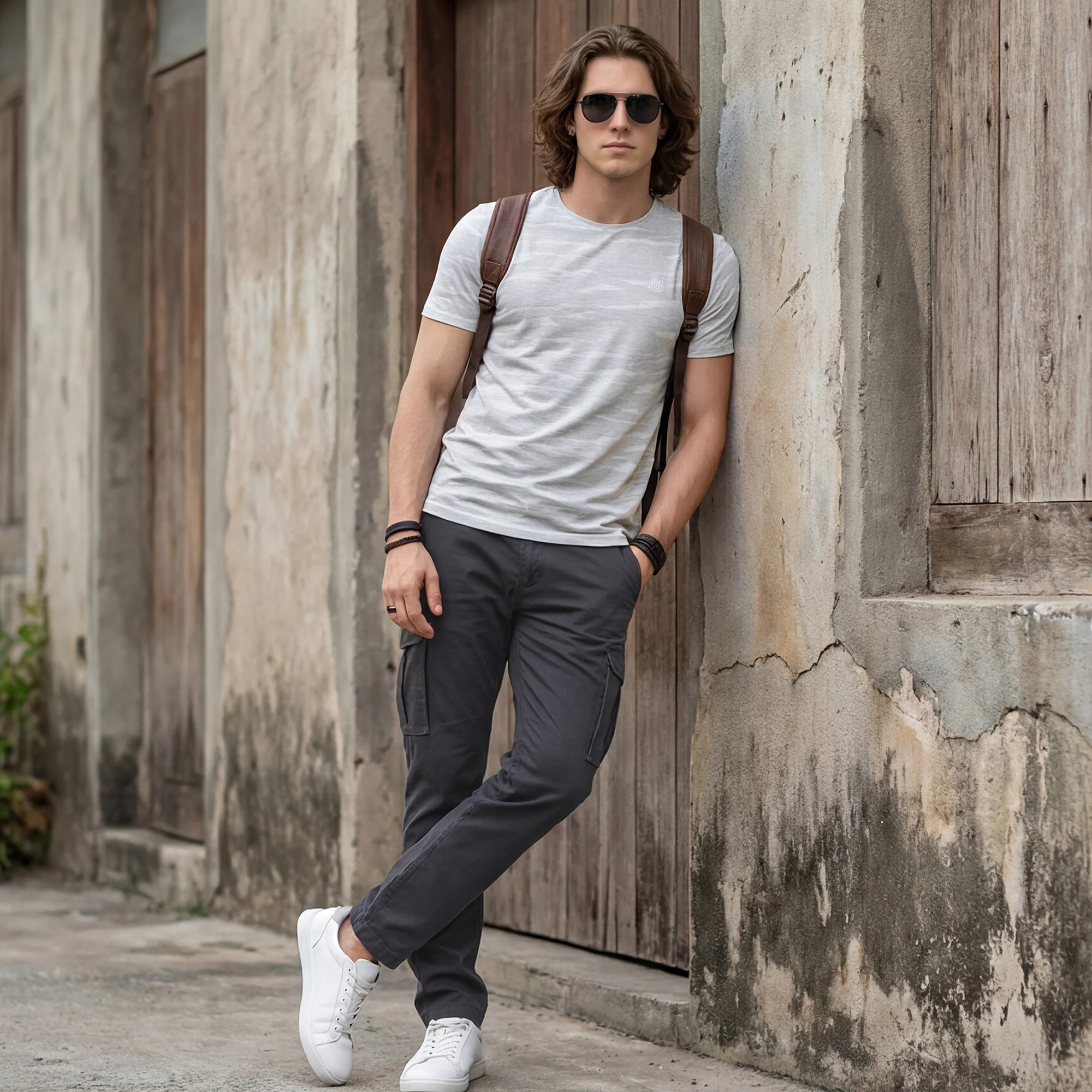 Killer Men Grey Printed Slim Fit T-Shirts