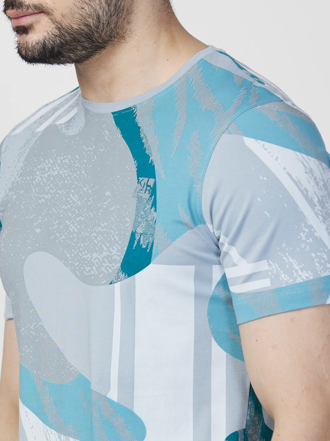 Killer Men Grey Printed Slim Fit T-Shirts - Image 7