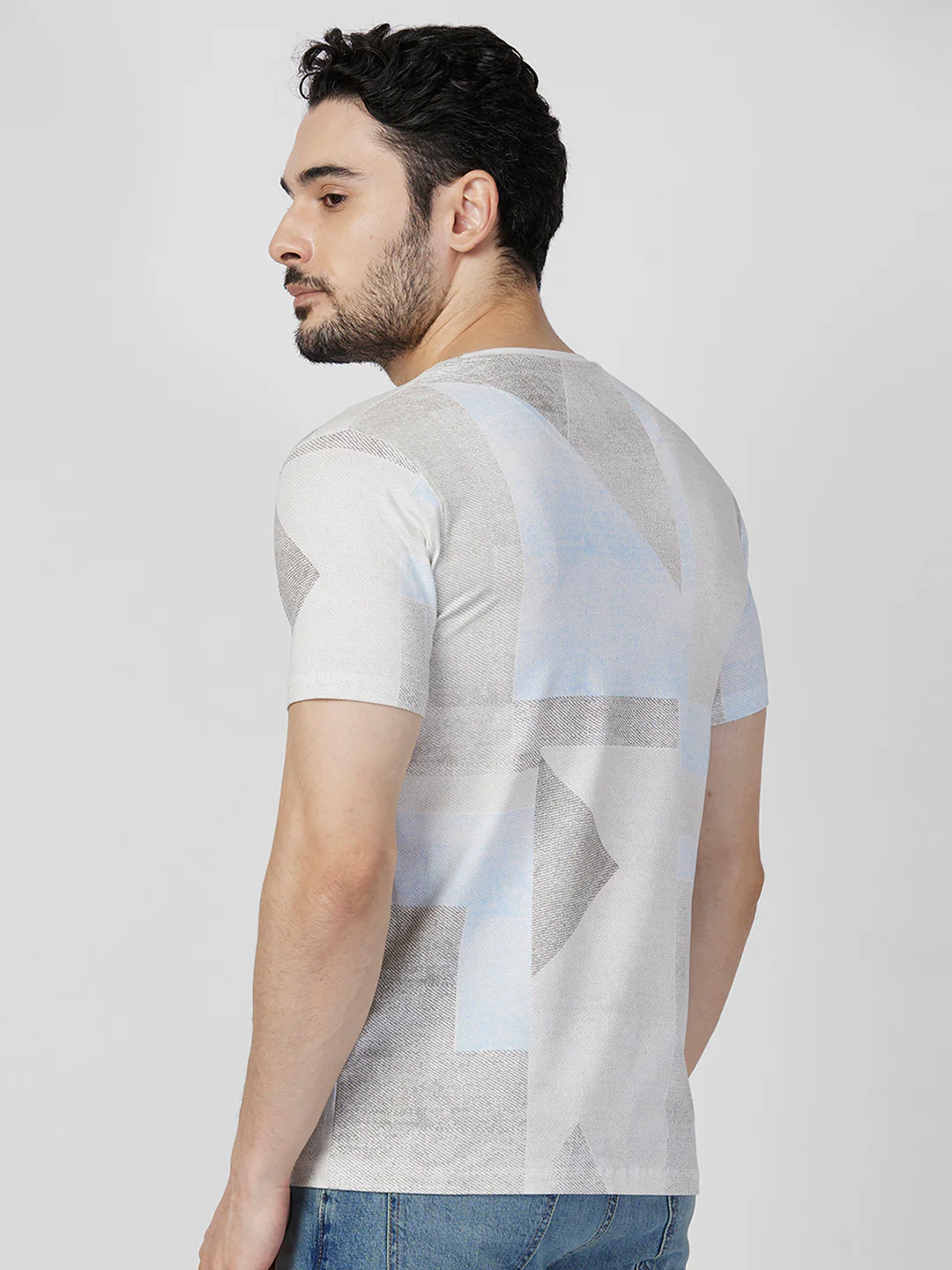 Killer Men White Printed Slim Fit T-Shirts - Image 5