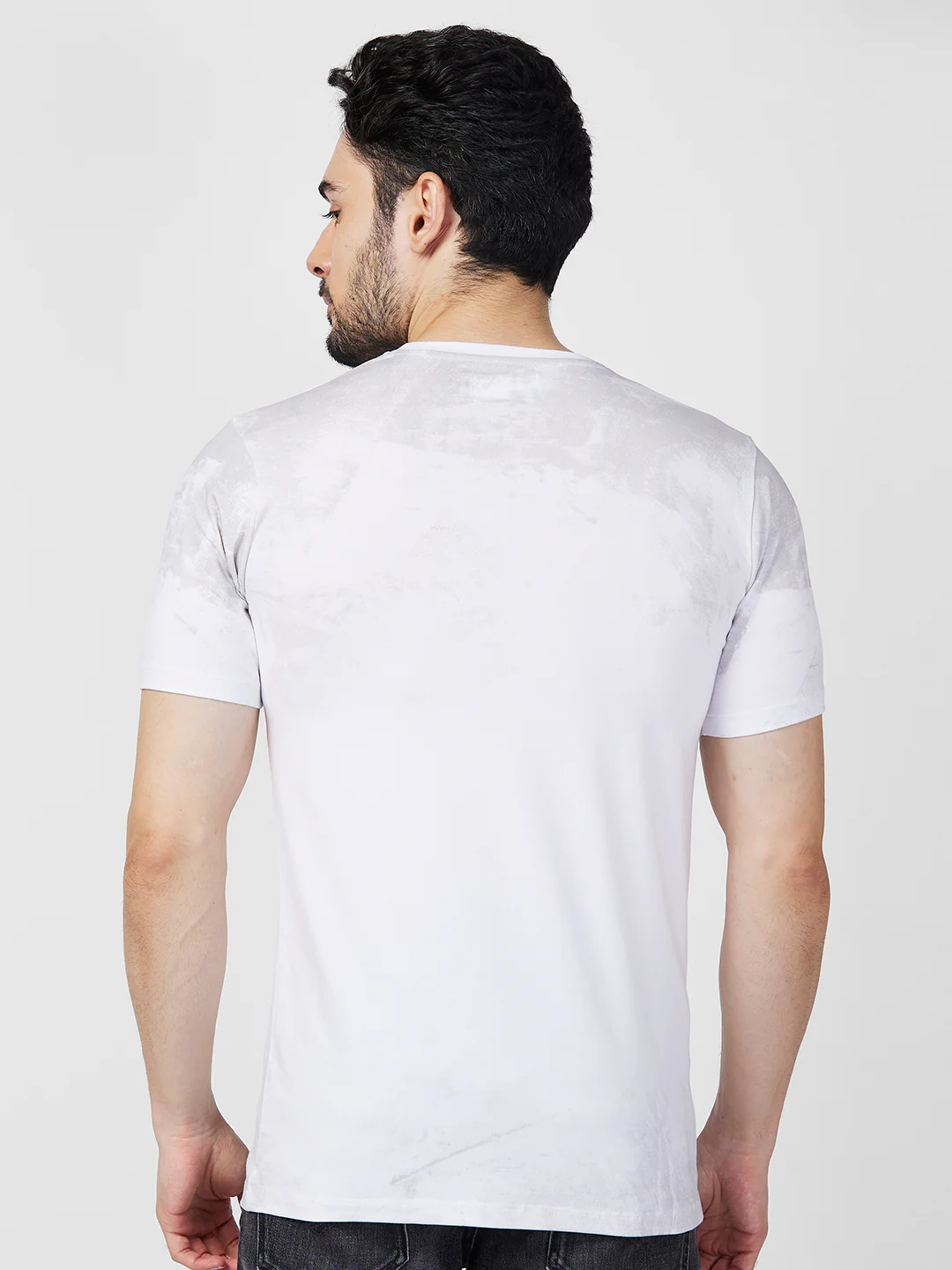 Killer Men White Printed Slim Fit T-Shirts - Image 5