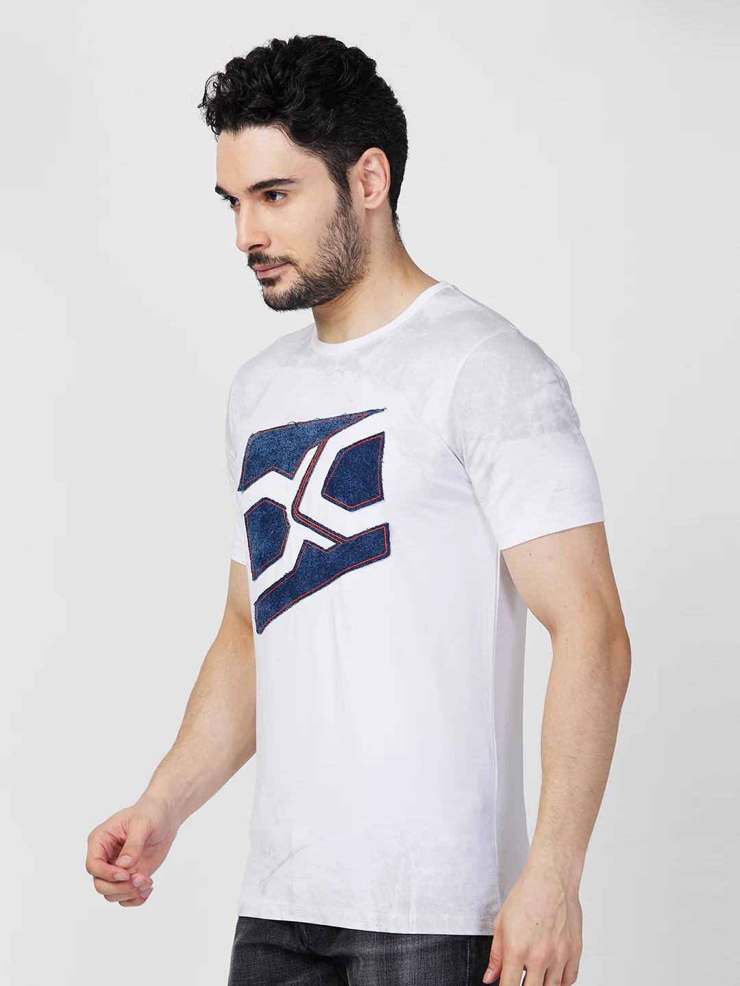 Killer Men White Printed Slim Fit T-Shirts - Image 6