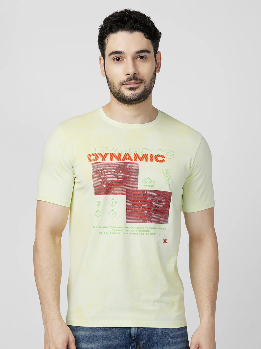 Killer Men Yellow Printed Slim Fit T-Shirts - Image 3