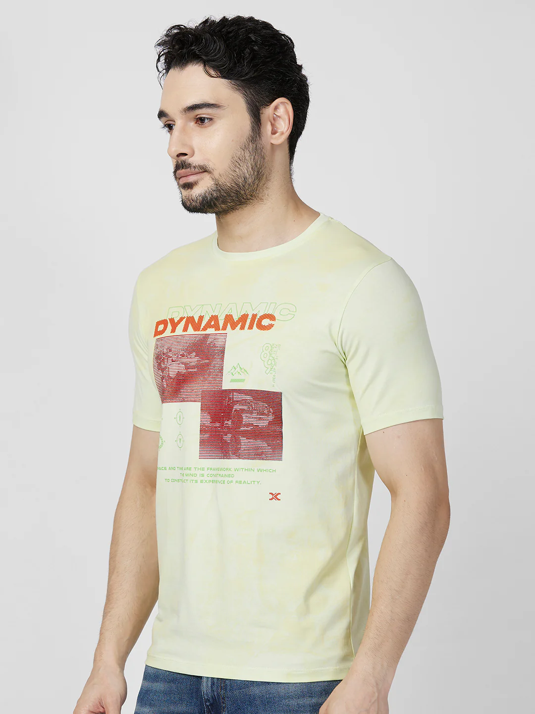 Killer Men Yellow Printed Slim Fit T-Shirts - Image 6