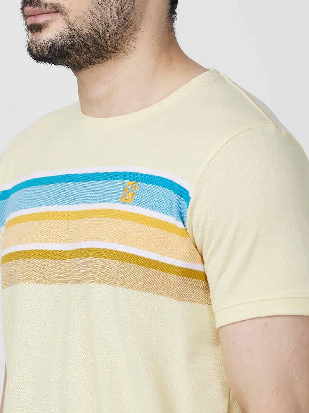 Killer Men Yellow Printed Slim Fit T-Shirts - Image 7