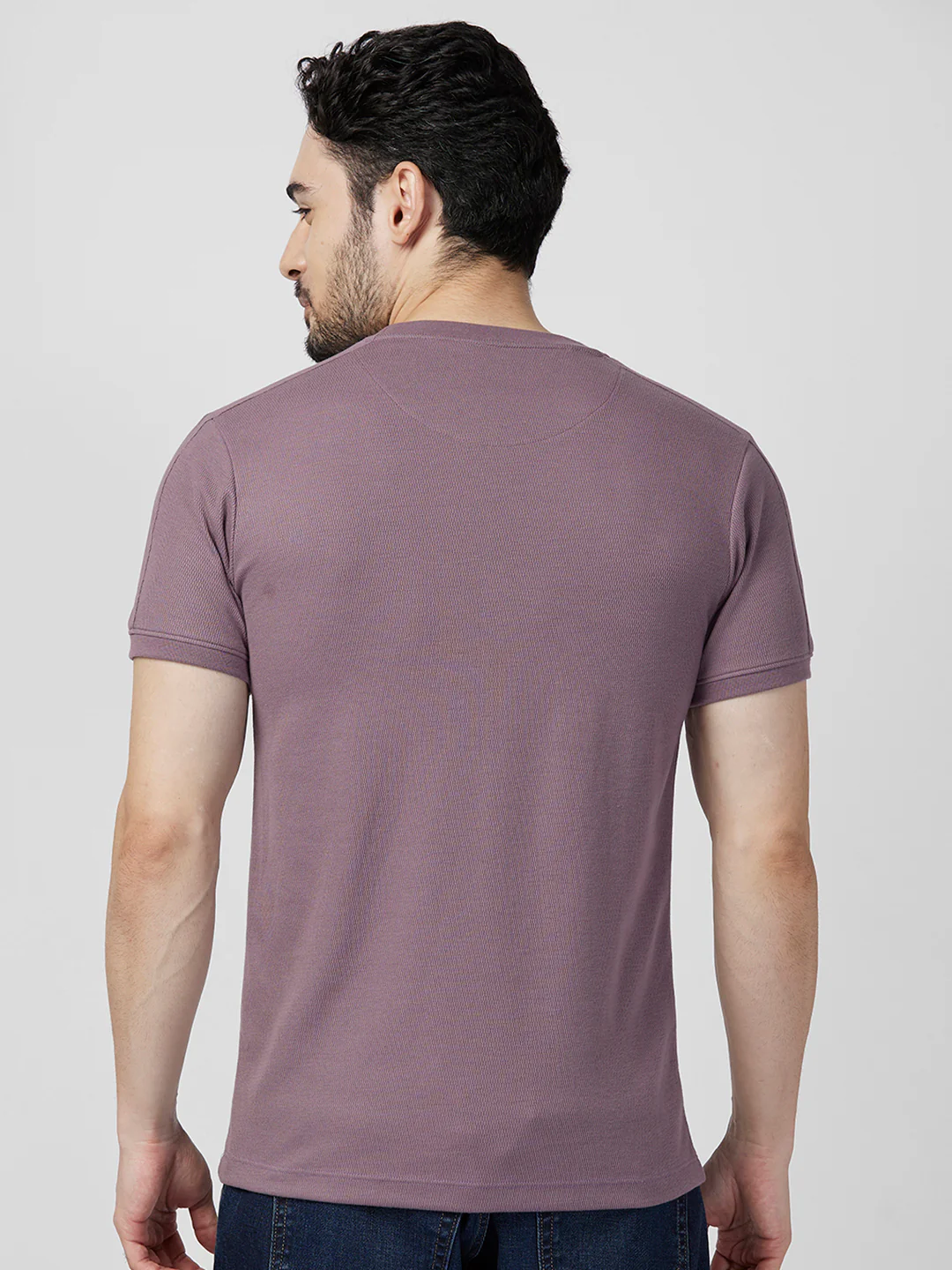 Killer Men Purple Printed Slim Fit T-Shirts - Image 5