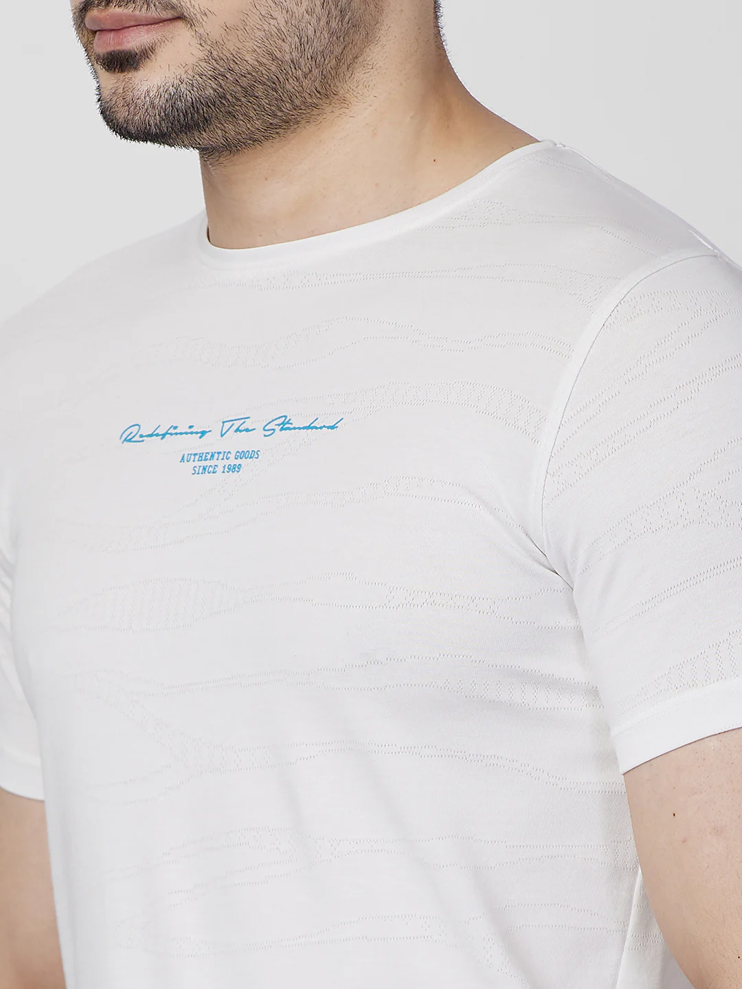 Killer Men White Printed Slim Fit T-Shirts - Image 7
