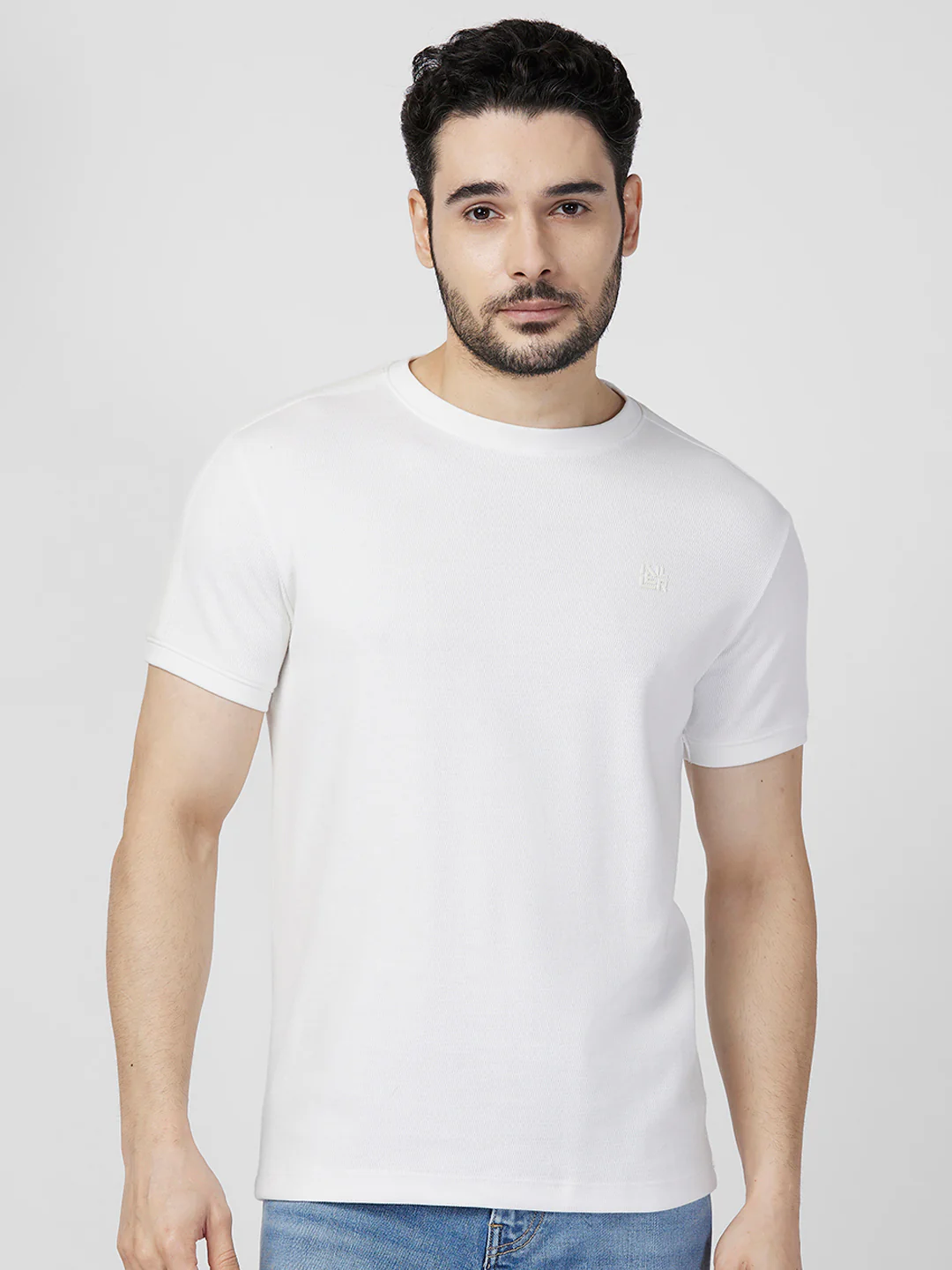 Killer Men White Printed Slim Fit T-Shirts - Image 3