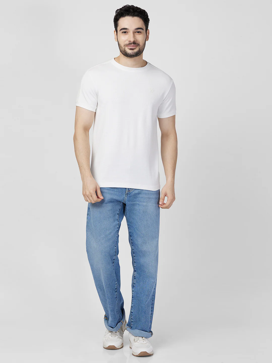 Killer Men White Printed Slim Fit T-Shirts - Image 4