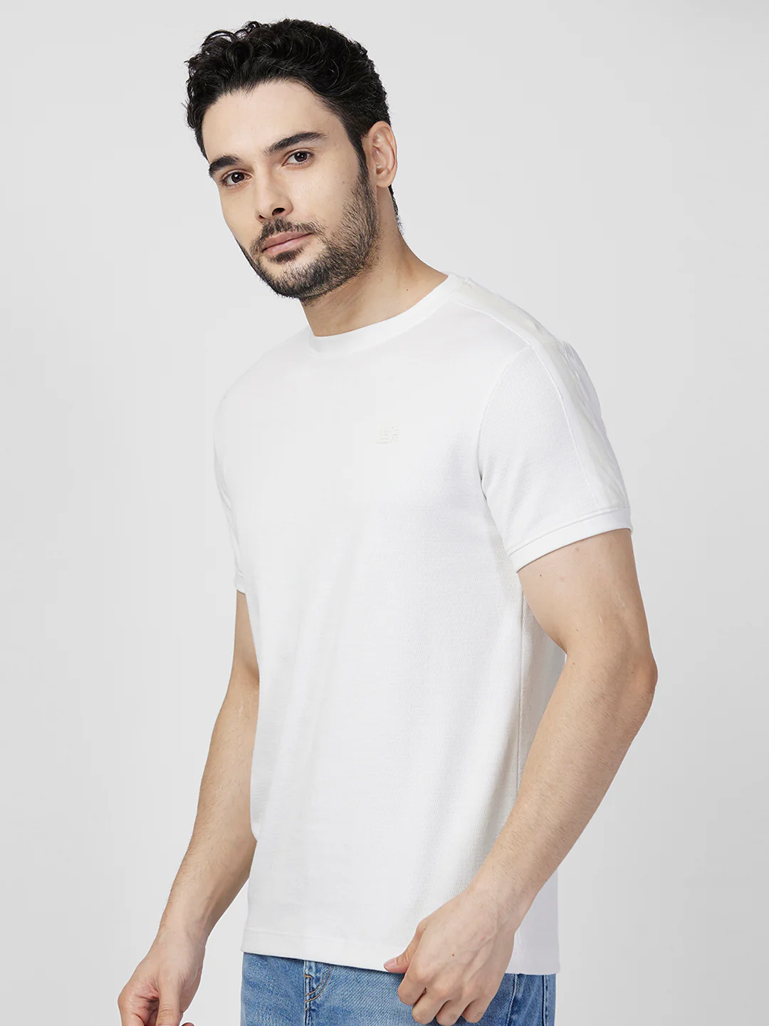 Killer Men White Printed Slim Fit T-Shirts - Image 6