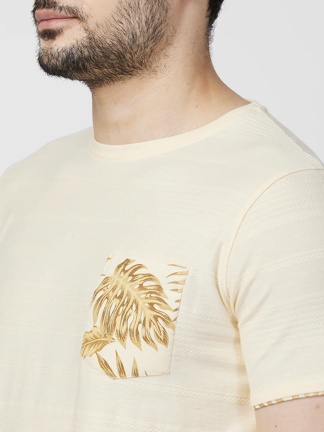 Killer Men Yellow Printed Slim Fit T-Shirts - Image 7