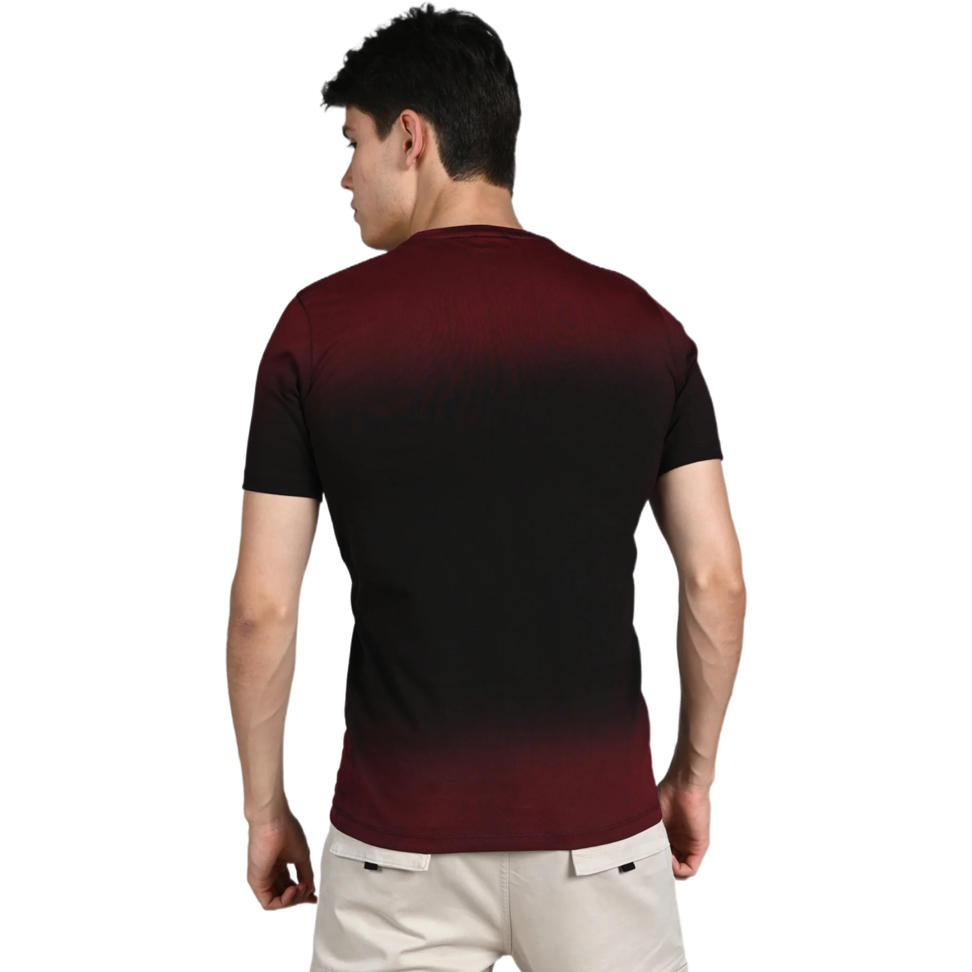 Killer Men Red Printed Slim Fit T-Shirt - Image 7