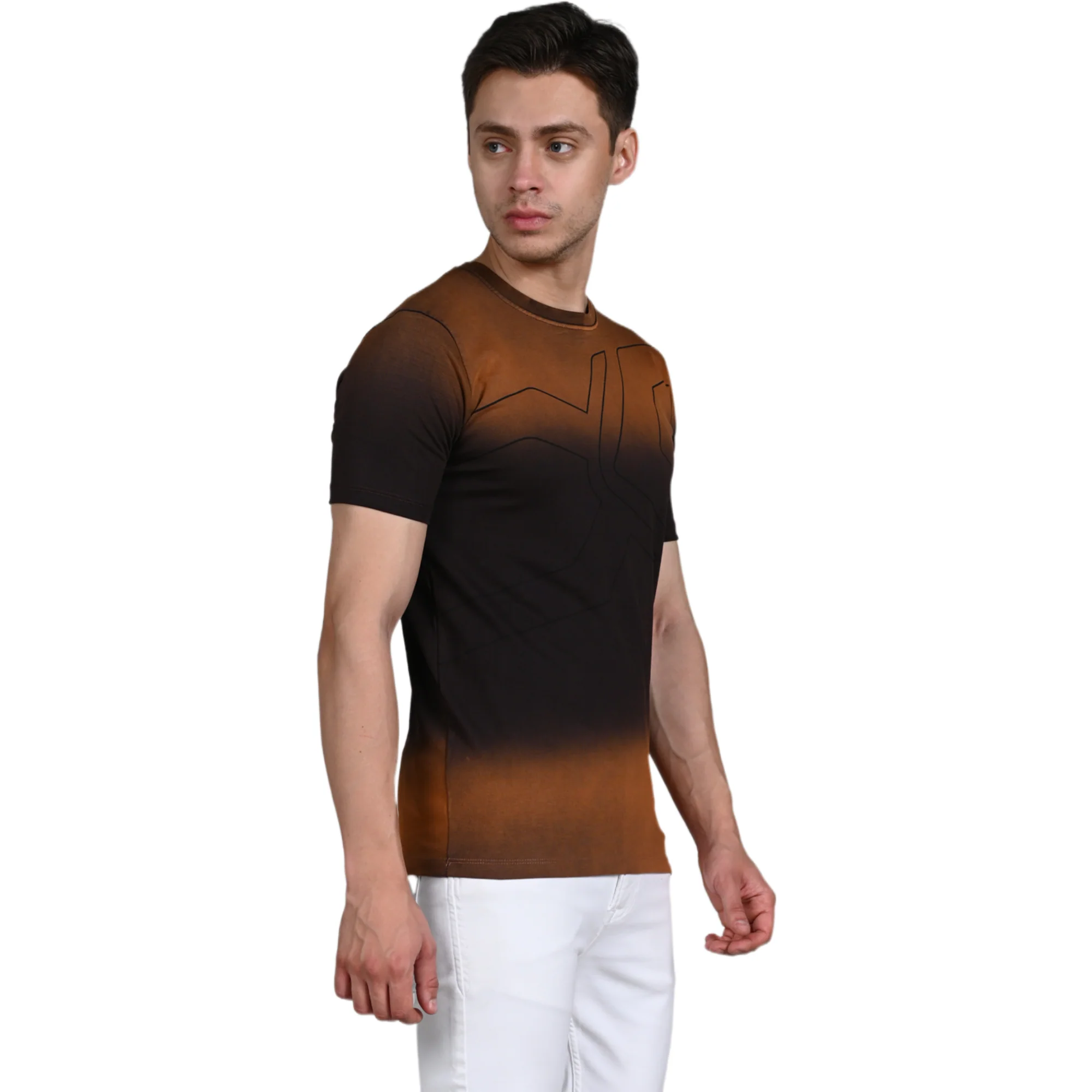 Killer Men Rust Printed Slim Fit T-Shirt - Image 5