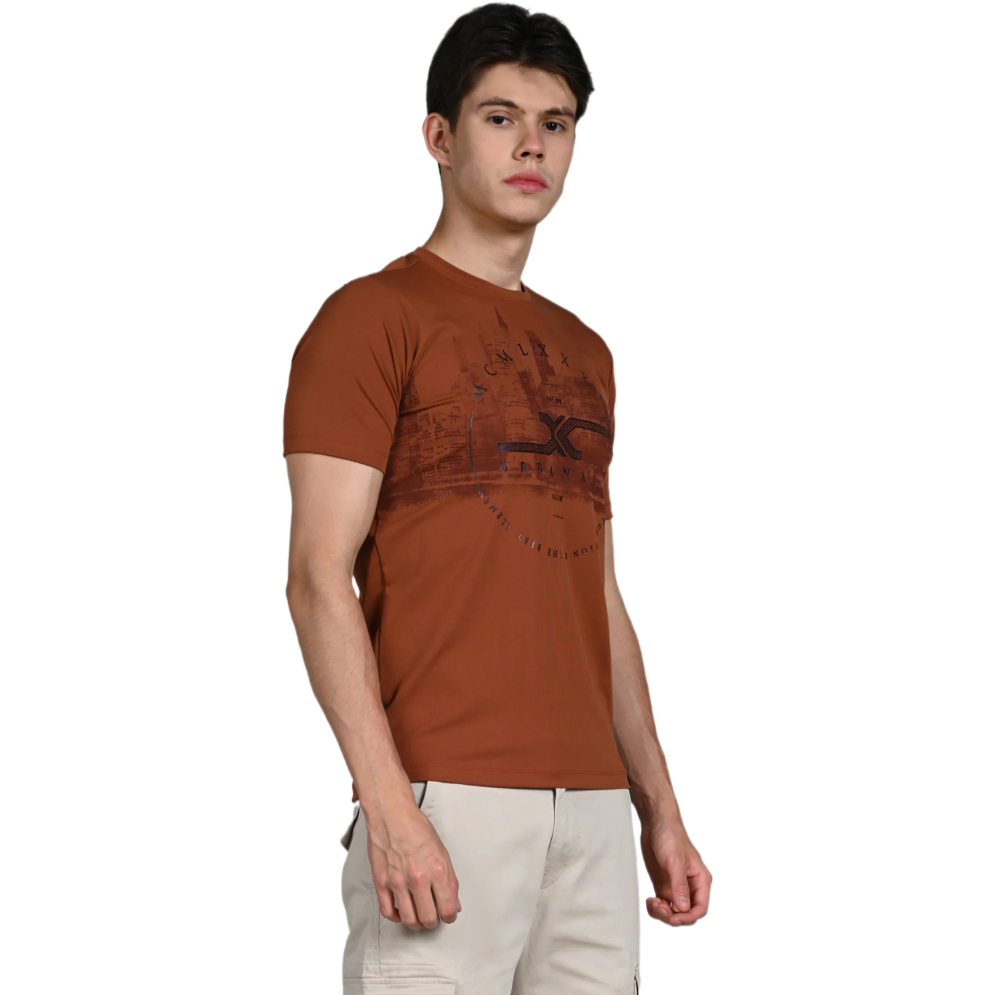Killer Men Rust Printed Slim Fit T-Shirt - Image 5