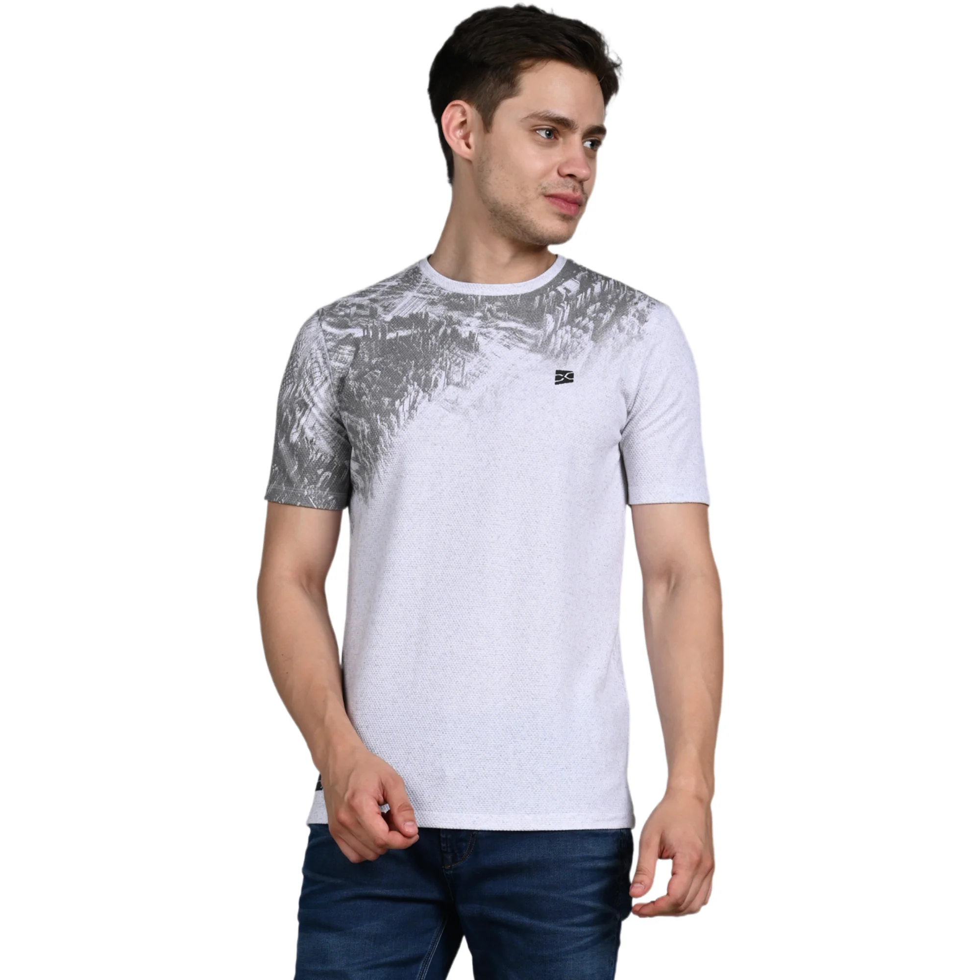 Killer Men White Printed Slim Fit T-Shirt - Image 4