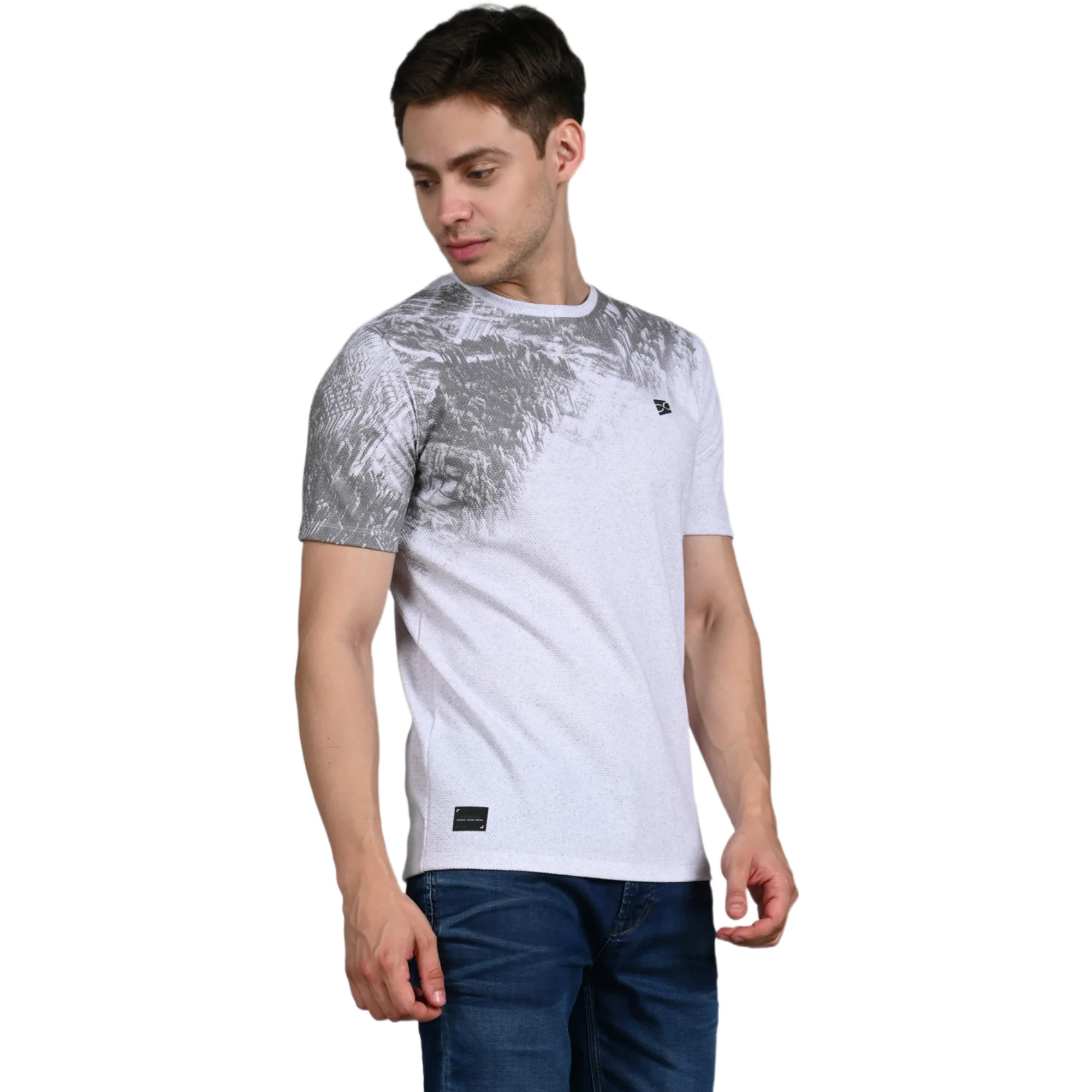 Killer Men White Printed Slim Fit T-Shirt - Image 5