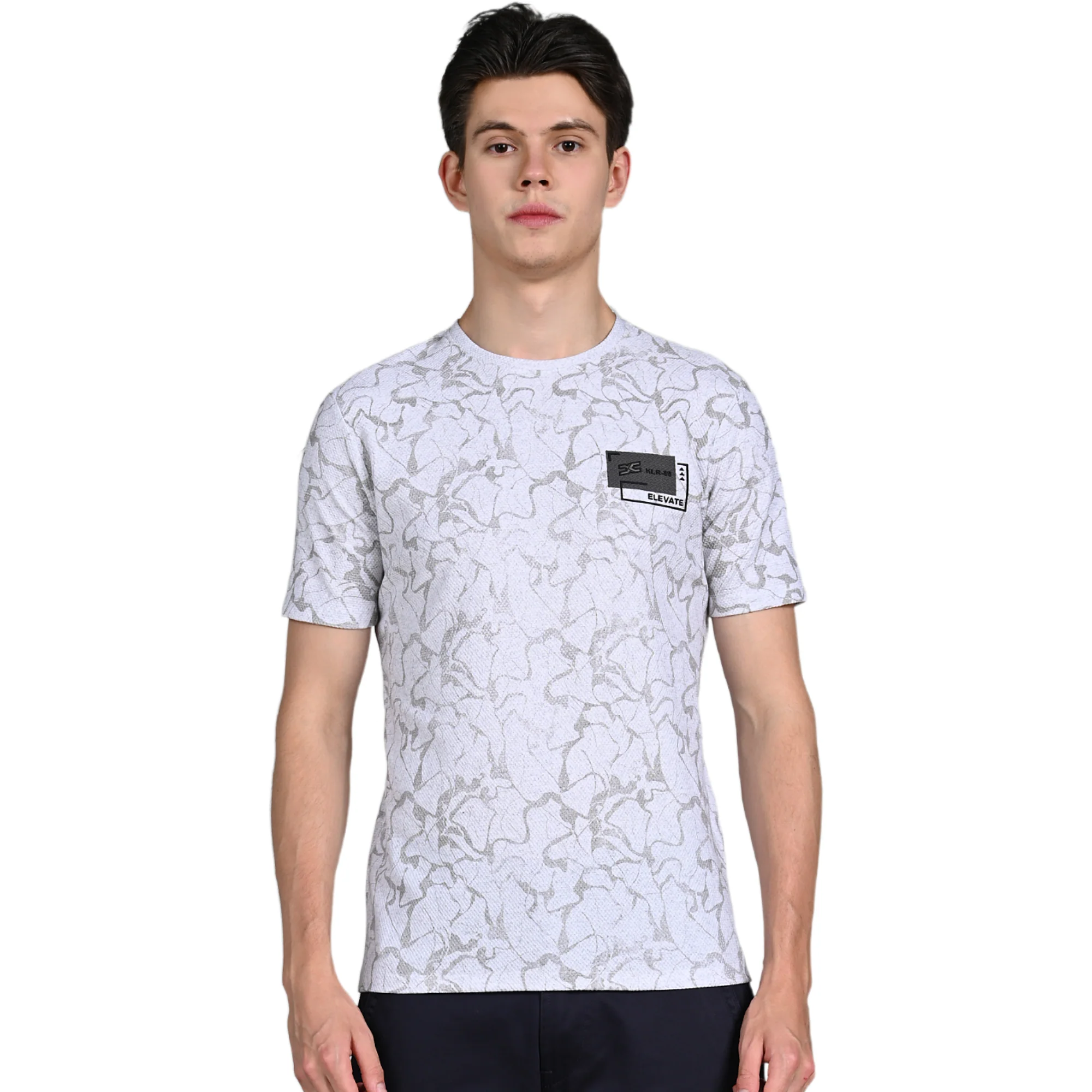 Killer Men White Printed Slim Fit T-Shirt - Image 4