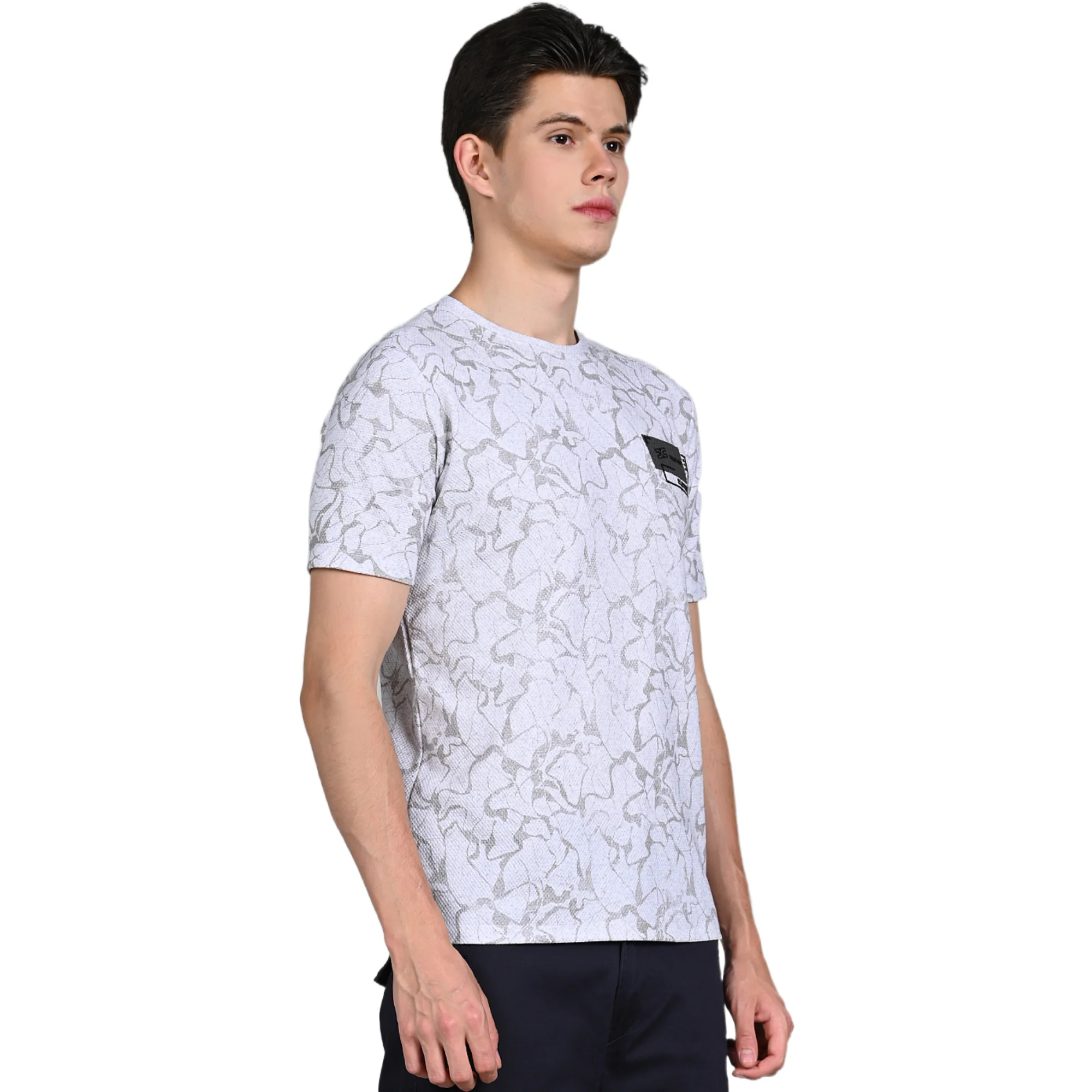 Killer Men White Printed Slim Fit T-Shirt - Image 5