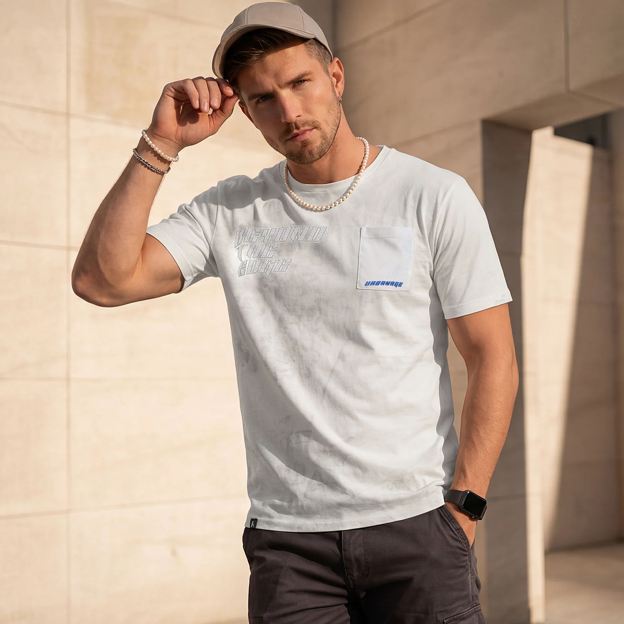 Killer Men White Printed Slim Fit T-Shirt - Image 2
