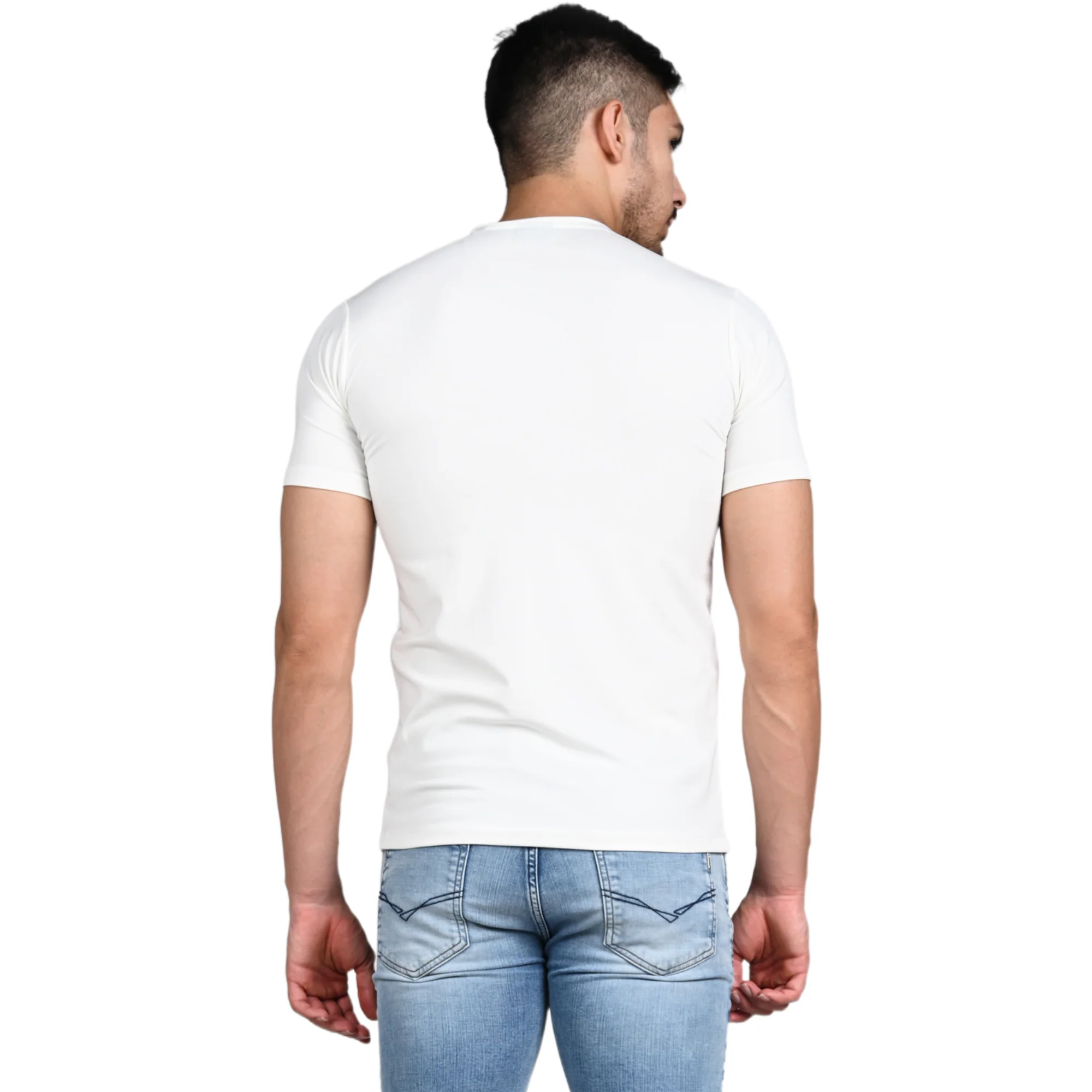 Killer Men White Printed Slim Fit T-Shirt - Image 7