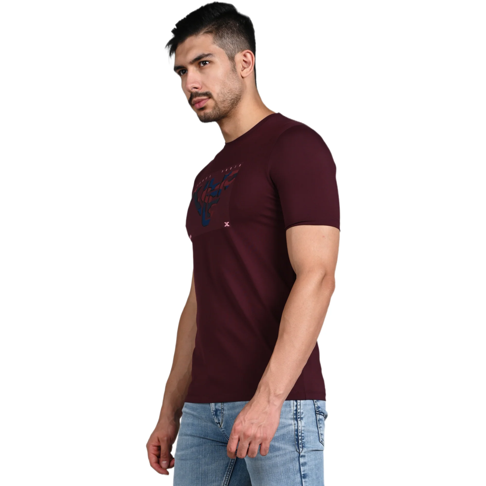 Killer Wine Printed Slim Fit T-Shirt - Image 5
