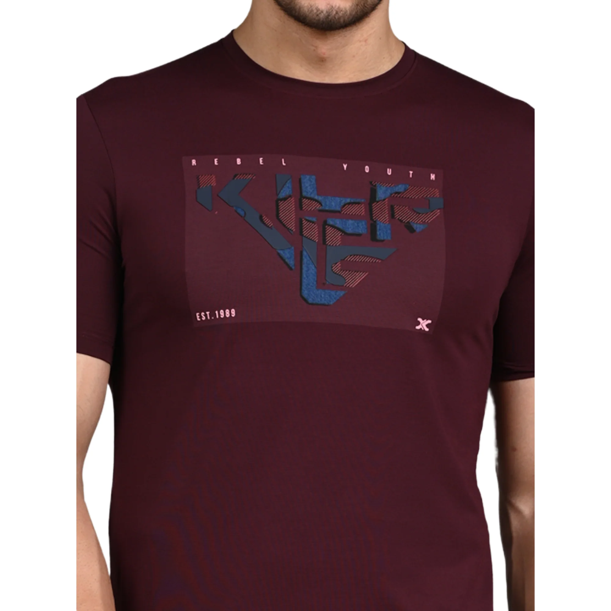 Killer Wine Printed Slim Fit T-Shirt - Image 8