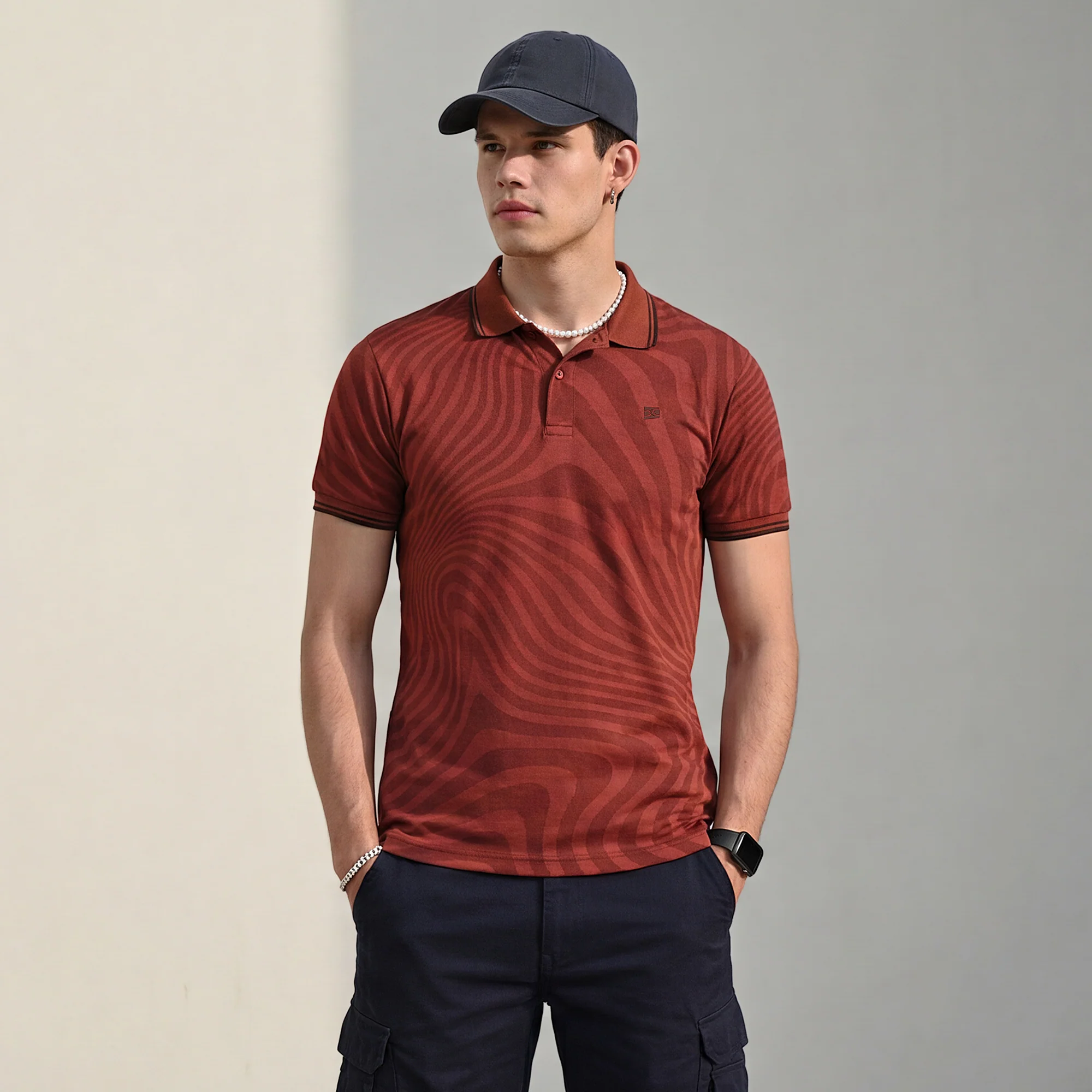 Killer Men Rust Printed Slim Fit T-Shirt - Image 2