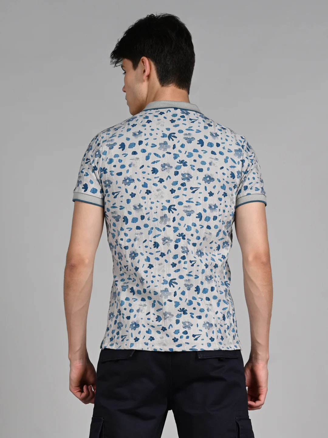 Killer Men Teal Blue Printed Slim Fit T-Shirt - Image 7
