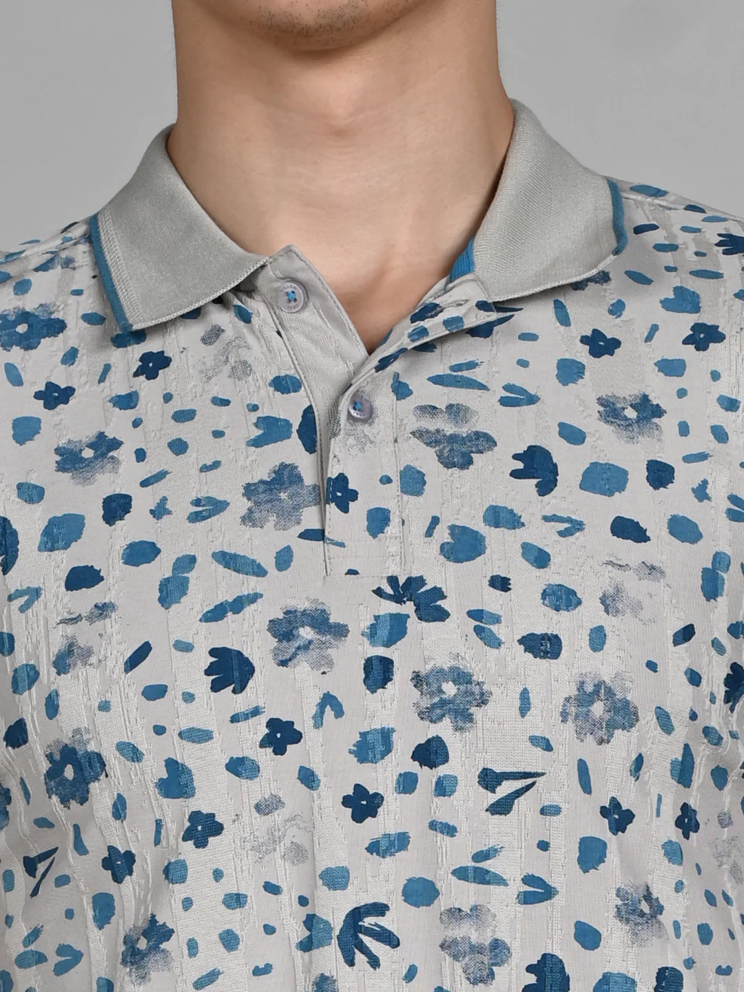 Killer Men Teal Blue Printed Slim Fit T-Shirt - Image 8