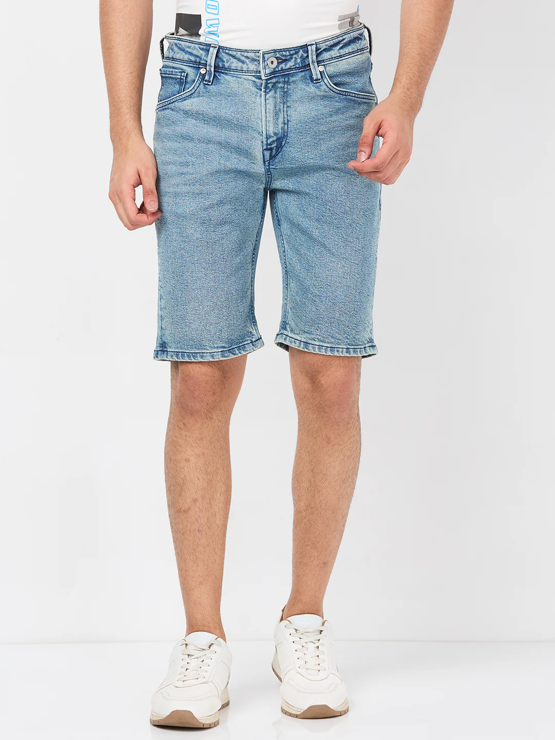 Killer Men Vintage Blue Solid Shorts - Image 3
