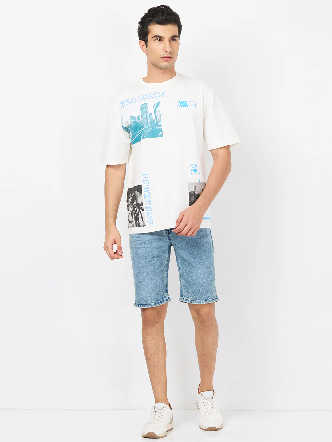 Killer Men Vintage Blue Solid Shorts - Image 4