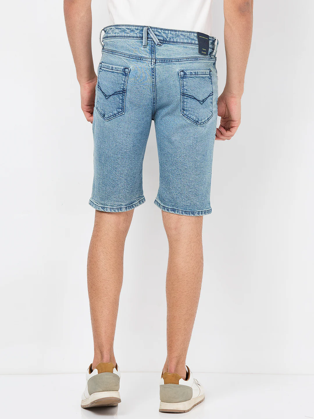 Killer Men Vintage Blue Solid Shorts - Image 5