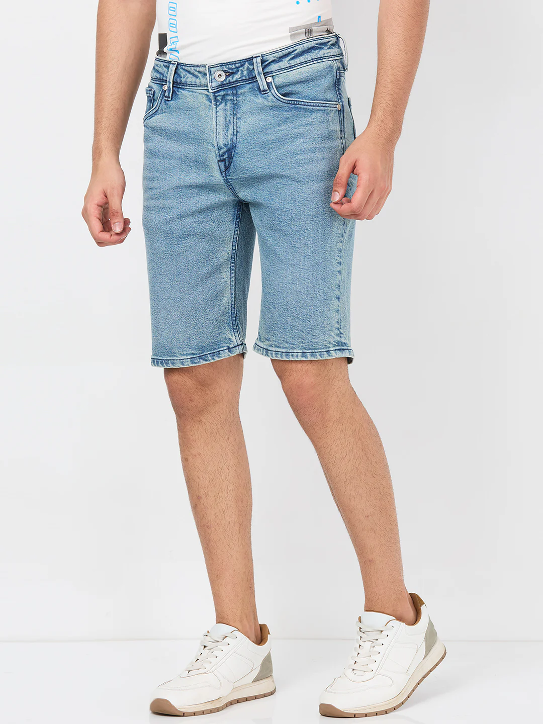 Killer Men Vintage Blue Solid Shorts - Image 6