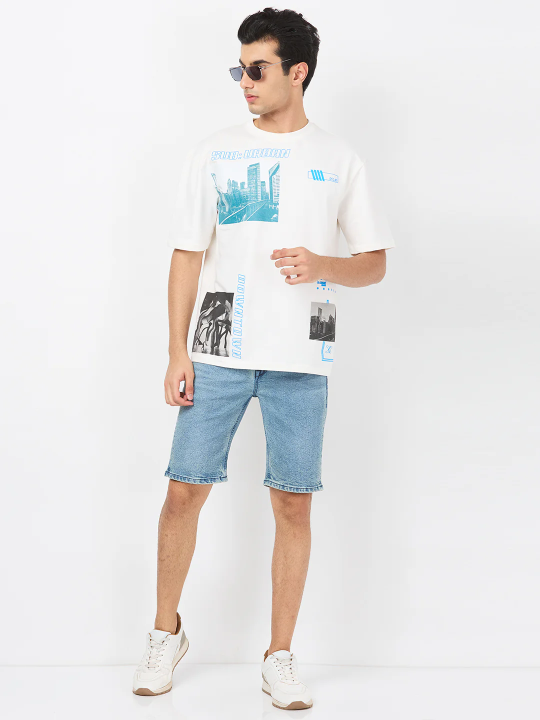Killer Men Vintage Blue Solid Shorts - Image 8