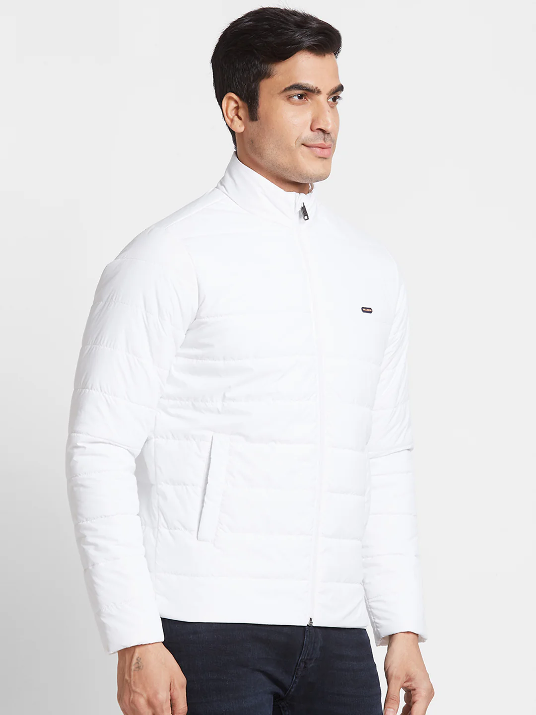 Killer Men White High Neck Jackets - Image 6