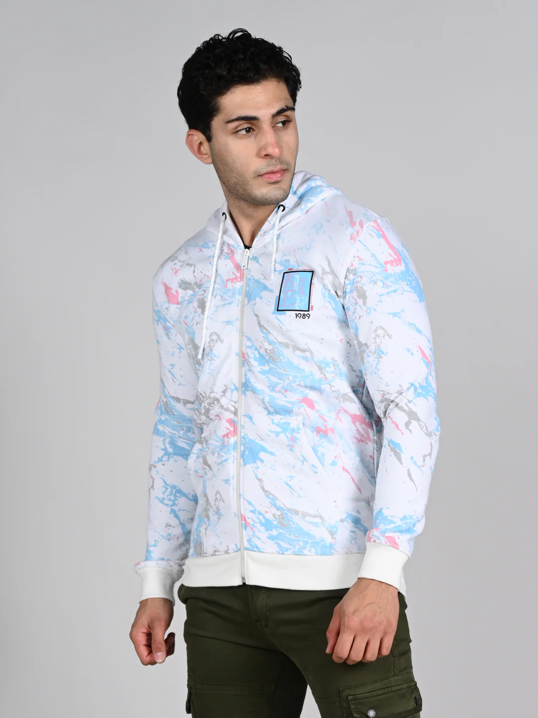 Killer Men White Hooded Sweat Shirts - Image 5