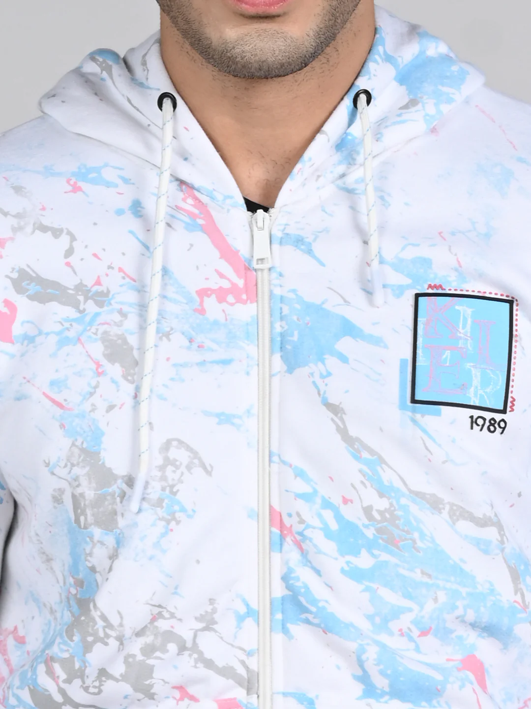 Killer Men White Hooded Sweat Shirts - Image 8