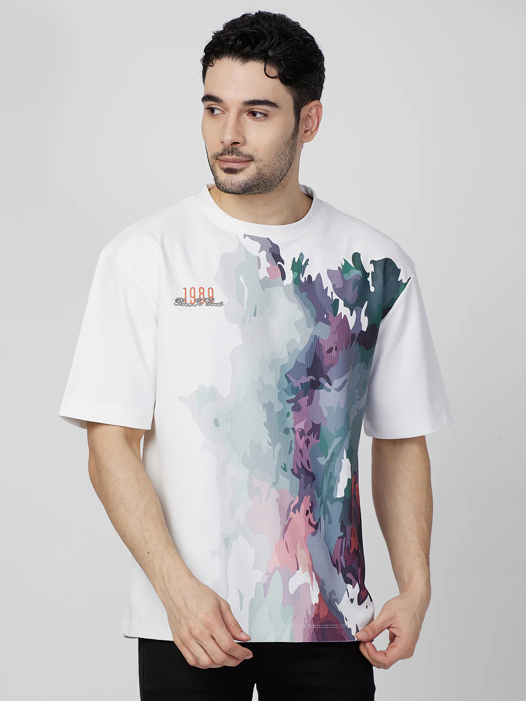 Killer Men White Printed Round Neck T-Shirts - Image 3