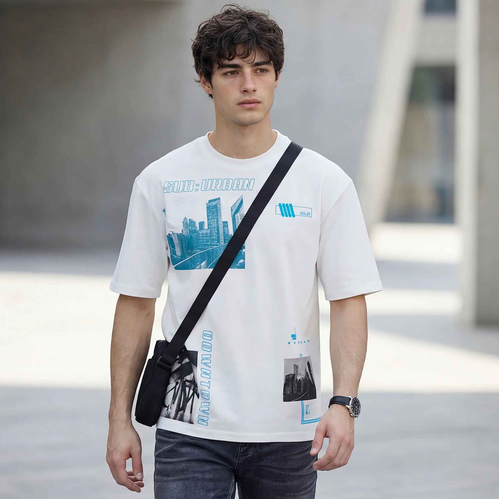 Killer Men White Printed Round Neck T-Shirts - Image 2