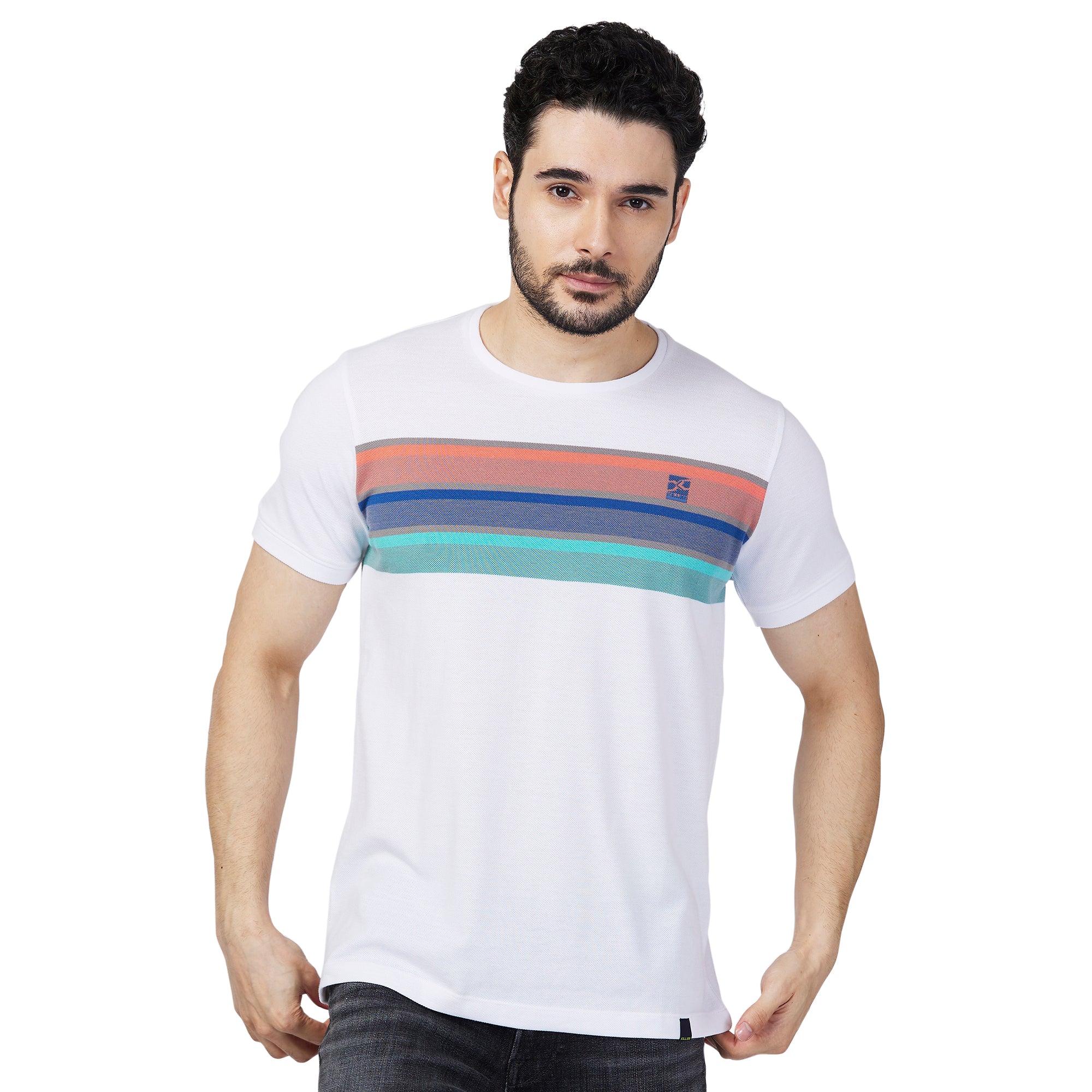 Killer Men White Printed Slim Fit T-Shirt - Image 3