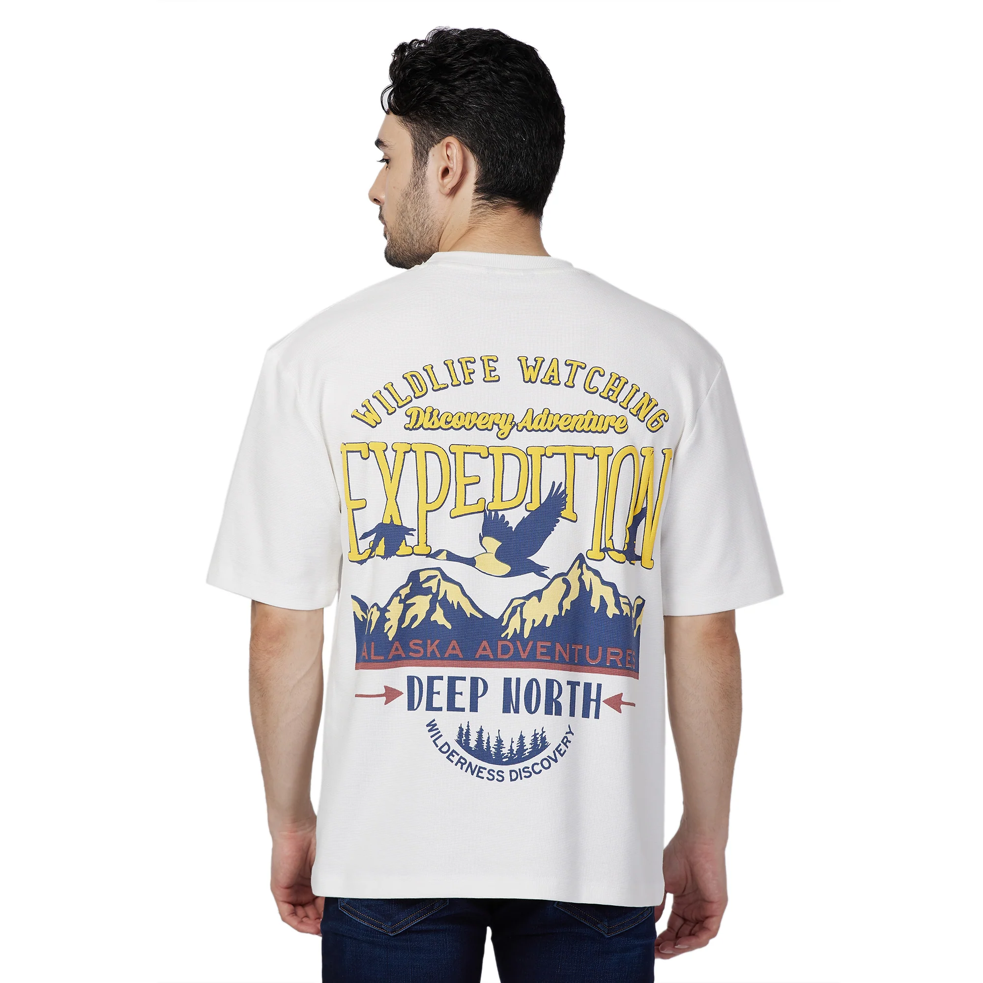 Killer Men White Printed Slim Fit T-Shirt - Image 5