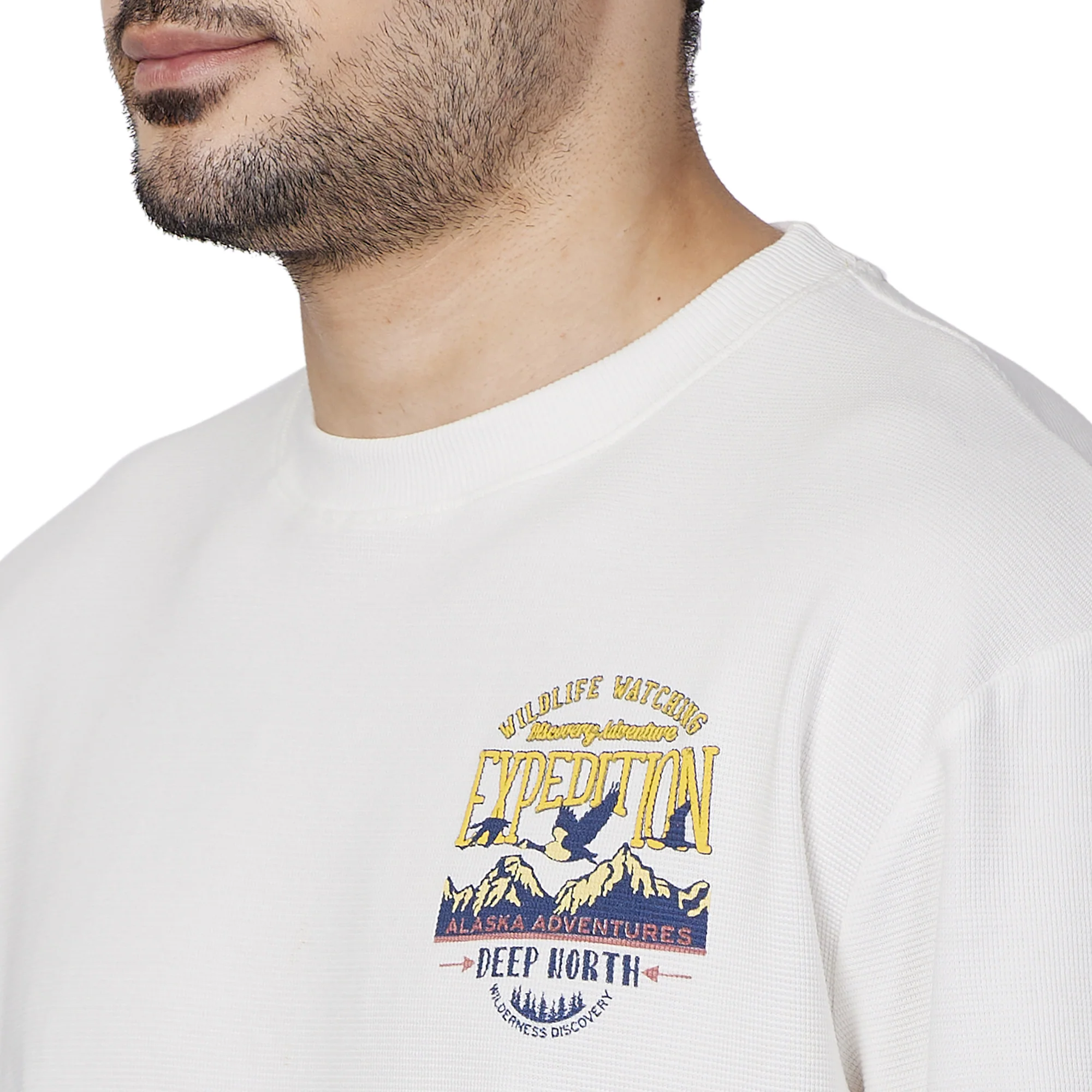 Killer Men White Printed Slim Fit T-Shirt - Image 7