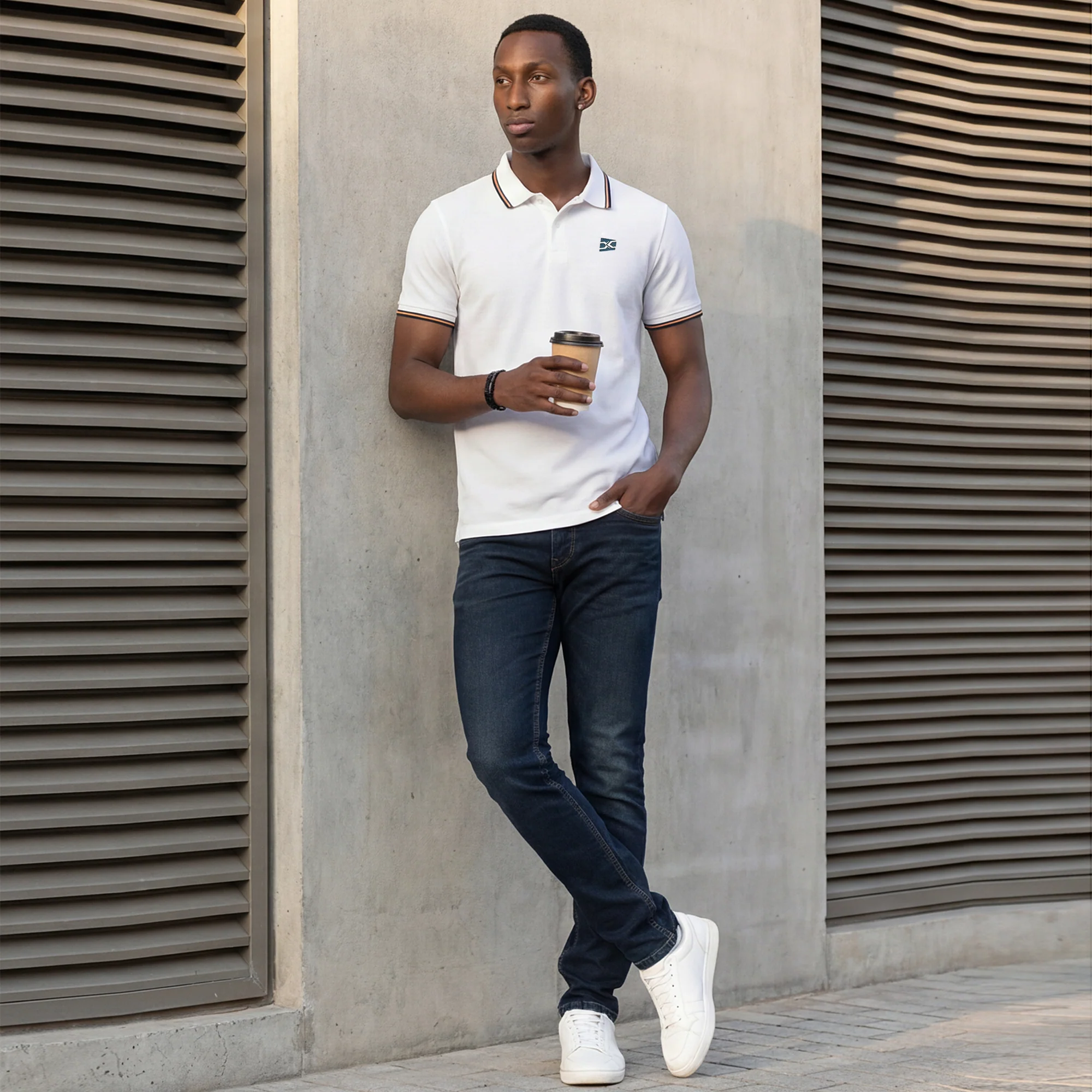 Killer Men White Printed Slim Fit T-Shirts