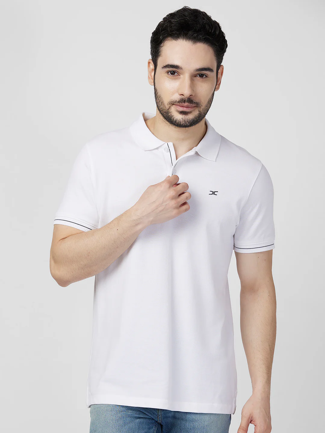 Killer Men White Printed Slim Fit T-Shirts - Image 3